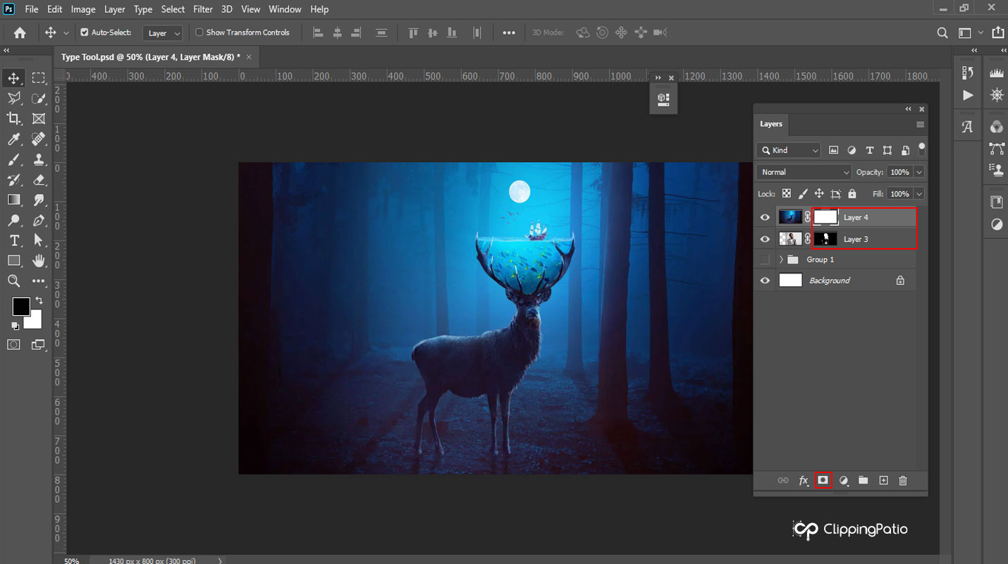Photoshop Layer Masking Tool