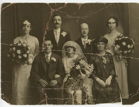 RESTORE CRACKED FOLDED TURNED PARTS PHOTO BEFORE