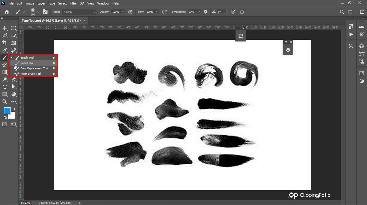 Photoshop Brushes Tool