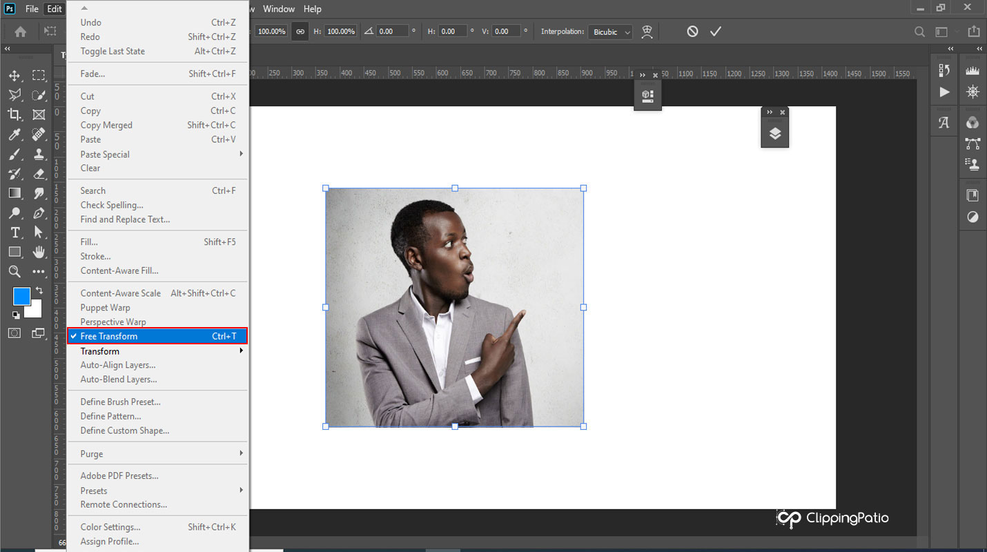 Photoshop Transform Tool